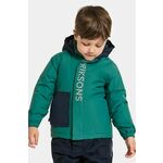 Otroška zimska jakna Didriksons RIO KIDS JKT zelena barva - zelena. Otroška zimska jakna iz kolekcije Didriksons. Podložen model, izdelan iz materiala s termoizolacijskimi funkcijami.