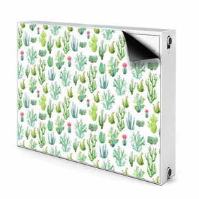 Tulup.si radiatorska pokrov Majhni kaktusi 110x60 cm