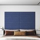 vidaXL Stenski paneli 12 kosov modri 90x15 cm blago 1,62 m²