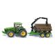SIKU Farmer - Traktor John Deere z gozdno prikolico 1:50