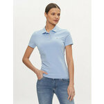 Tommy Jeans Polo majica Essential DW0DW17220 Svetlo modra Slim Fit
