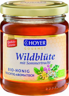 HOYER Bio divji cvetlični med - 250 g