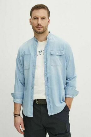 Jeans srajca Liu Jo moška - modra. Srajca iz kolekcije Liu Jo
