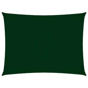 VidaXL Senčno jadro oksford blago pravokotno 2x4 m temno zeleno