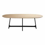 Jedilna miza z mizno ploščo v hrastovem dekorju 110x220 cm Ooid – DAN-FORM Denmark