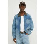 Jeans jakna Levi's moška, A8635 - modra. Jakna iz kolekcije Levi's. Nepodložen model, izdelan iz jeansa. Model iz izjemno udobne bombažne tkanine.