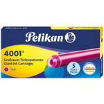 Pelikan črnilni vložek 4001 gtp/5, pink 310672