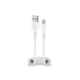 SBS SBS USB-A - Lightning kabel, spiralni, bel