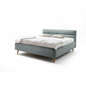 Modra zakonska postelja Meise Möbel Lotte
