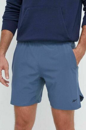 Kratke hlače za vadbo Reebok Strength 3.0 - modra. Kratke hlače za vadbo iz kolekcije Reebok. Model izdelan iz materiala