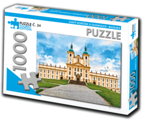 WEBHIDDENBRAND Turistična izdaja Puzzle Sveti grič pri Olomoucu - bazilika 1000 kosov (št. 34)