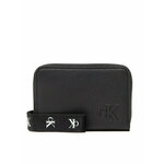 Calvin Klein Jeans Majhna ženska denarnica Ultralight Med Za W/Wristlet K60K609827 Črna