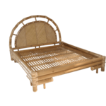 WEBHIDDENBRAND Posteljni okvir, postelja, 180x200 cm notranji okvir, bambus naravni, ročno delo