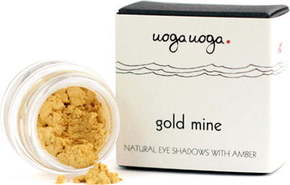 "Uoga Uoga Natural Eye Shadow with Amber - Gold Mine"