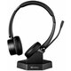 Brezžične slušalke Sandberg - Bluetooth Office Headset Pro+ (Bluetooth 5.0; mikrofon; nadzor glasnosti; črna)
