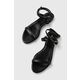 Usnjeni sandali Patrizia Pepe ženski, črna barva, 8X0026 L048 K103 - črna. Sandali iz kolekcije Patrizia Pepe. Model je izdelan iz naravnega usnja. Visokokakovosten izdelek, izdelan v Italiji.