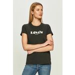 Levi's t-shirt - črna. T-shirt iz kolekcije Levi's. Model izdelan iz tanke, elastične pletenine.