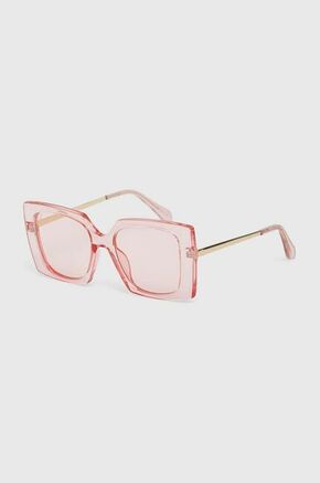 Sončna očala Jeepers Peepers roza barva - roza. Sončna očala iz kolekcije Jeepers Peepers. Model z enobarvnimi stekli in okvirji iz kombinacije umetne snovi in kovine. Ima filter UV 400.