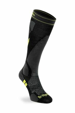Smučarske nogavice Bridgedale Lightweight Merino Performance - črna. Smučarske nogavice iz kolekcije Bridgedale. Model izdelan iz termoaktivnega materiala z merino volno.