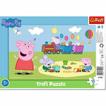 WEBHIDDENBRAND Peppa Pig Puzzle - Happy Train 15 kosov