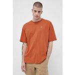 Bombažen t-shirt Champion oranžna barva - oranžna. T-shirt iz kolekcije Champion. Model izdelan iz tanke, elastične pletenine.