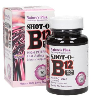 Shot-O-B12 Lozenges - Cherry Burst - 30 tab. liz.