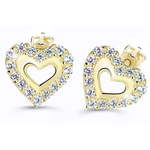 Cutie Jewellery Srčni uhani Z60213-30-10-X-1