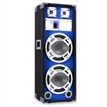 Skytec 800 W DJ PA modri LED dvojni 10" pasivni zvočnik
