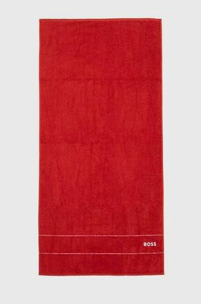 Bombažna brisača BOSS Plain Red 70 x 140 cm - rdeča. Brisača iz kolekcije BOSS. Model izdelan iz bombažne tkanine.