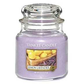 Yankee Candle dišeča sveča - citrusi in sivka