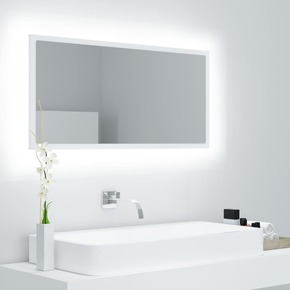 Shumee LED kopalniško ogledalo belo 90x8