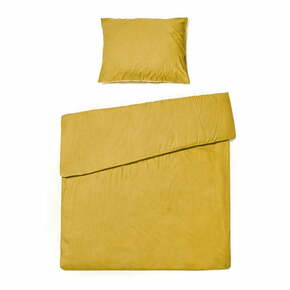 Gorčično rumena bombažna posteljnina Bonami Selection