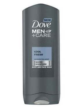 Dove Men Shower Gel + Care Cool Fresh (Body And Face Wash) moški gel za tuširanje