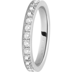 Morellato Jeklen prstan s kristali Love Rings SNA41 (Obseg 54 mm)