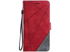 Chameleon Samsung Galaxy S23 Ultra - Preklopna torbica (WLGO-Lines) - rdeča