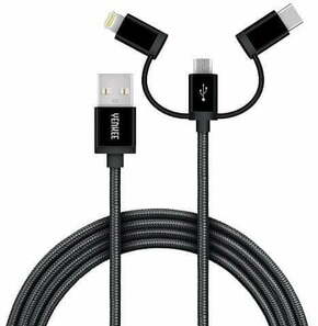 Yenkee BK kabel USB / 3v1 / 1 m