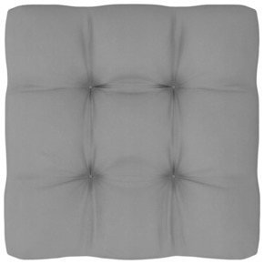 VidaXL Blazina za kavč iz palet siva 50x50x12 cm