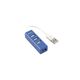 Sbox H-204BL 4 vhodni USB Hub, modra