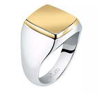 Morellato Brezčasen jekleni dvobarvni prstan Motown SALS622 (Obseg 65 mm)