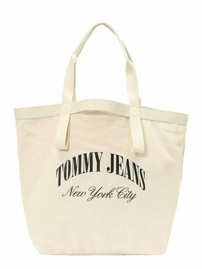 Torbica Tommy Jeans bež barva