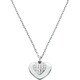 Michael Kors Srebrna ogrlica s srcem MKC1120AN040 (verižica, obesek)