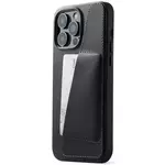 Ovitek Mujjo Full Leather MagSafe Wallet Case for iPhone 14 Pro Max - Black (MUJJO-CL-034-BK)