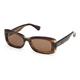 Max Mara MM0197 61N ONE SIZE (53) Rjava/Rjava
