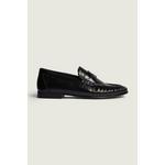 Posa mokasini ženski usnjeni Penny Loafer črna PW41.600
