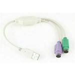 WEBHIDDENBRAND GEMBIRD Kabelski adapter USB-2xPS/2 30 cm