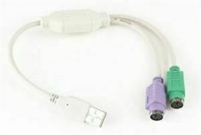 WEBHIDDENBRAND GEMBIRD Kabelski adapter USB-2xPS/2 30 cm