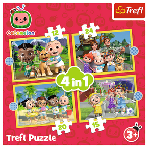 Trefl Puzzle 4v1 - Cocomelon
