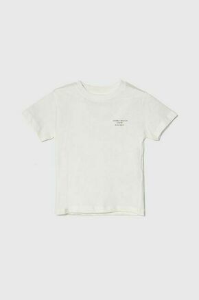 Otroška bombažna kratka majica zippy bela barva - bela. Otroški kratka majica iz kolekcije zippy