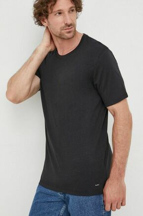 Bombažen t-shirt MICHAEL Michael Kors črna barva - črna. T-shirt iz kolekcije MICHAEL Michael Kors. Model izdelan iz tanke