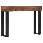 Konzolna mizica 110x30x76 cm trden predelan les